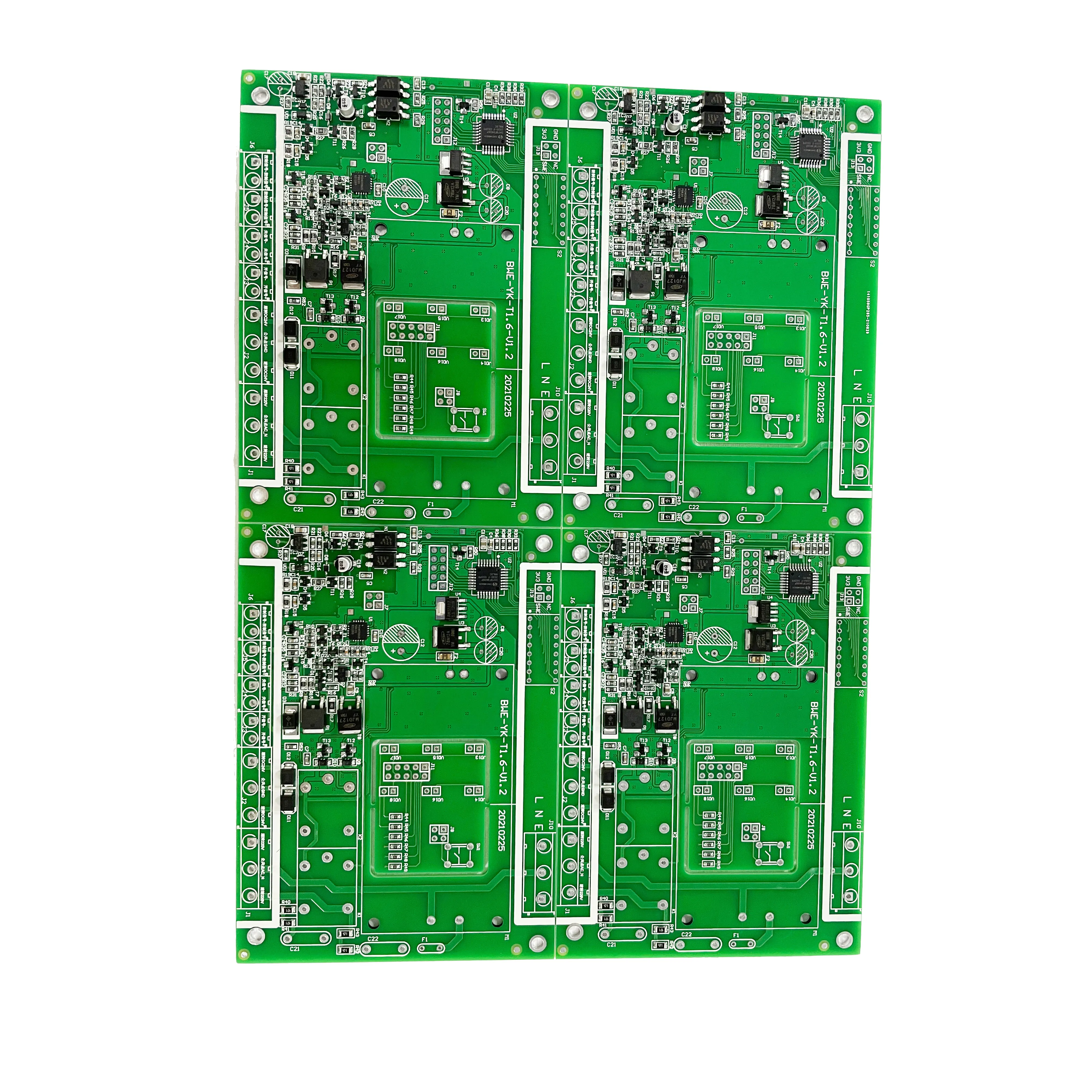 Fire alarm control system pcb electronics circuit board with pcba assembly service