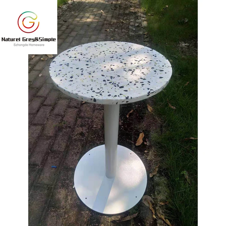  Индивидуальный домашний дизайнерский круглый журнальный столик Terrazzo