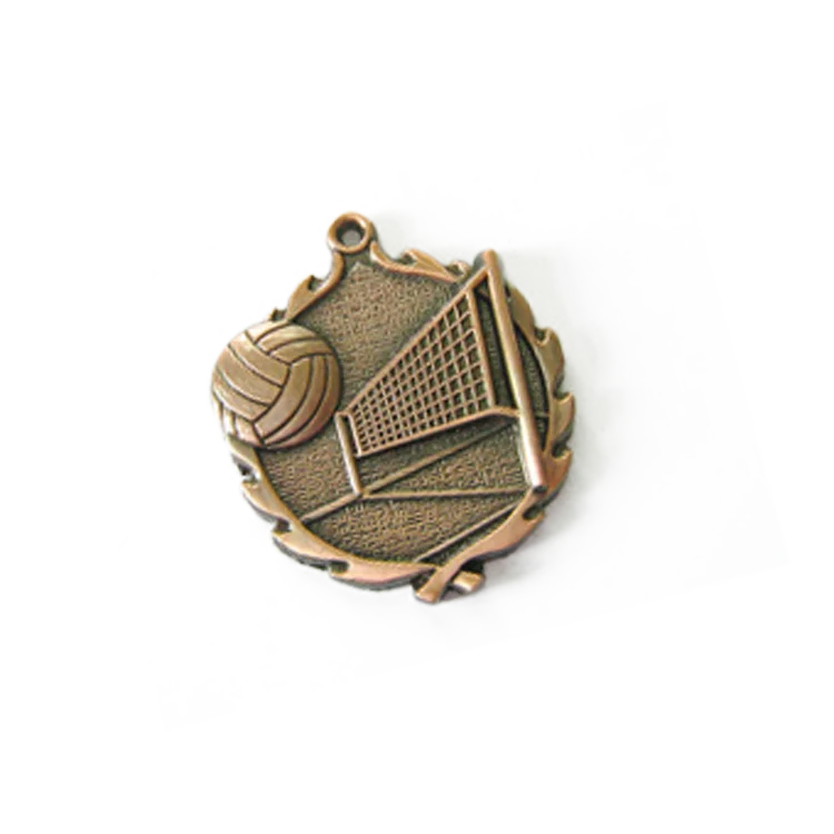 Casting emblem badge blank medals with printing sticker