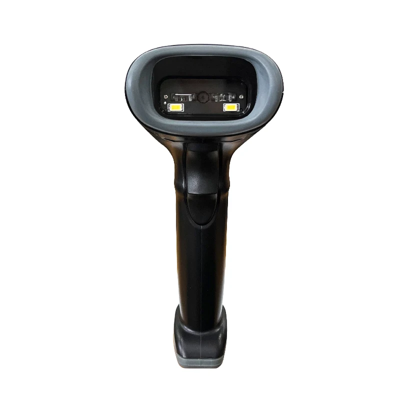 DEWO High Quality USB Handheld Barcode Scanner 2D CMOS QR Code Scanner Reading Phones Screen Codes RS232 Wired With Stand