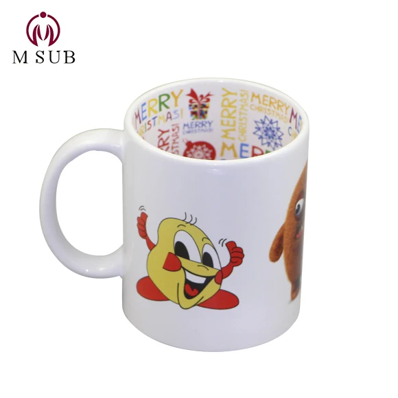 
Sublimation blanks Valentine s Day gifts promotional motto mug for sublimation inner printed mugs cup 