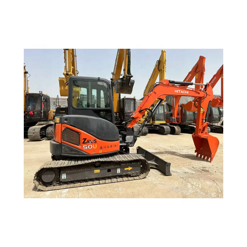 Original Hydraulic Second hand 5 ton mini Excavator Hitachi ZX50U-3F ZX50 ZX 50 PC50 U55 Used small mini excavadora For sale
