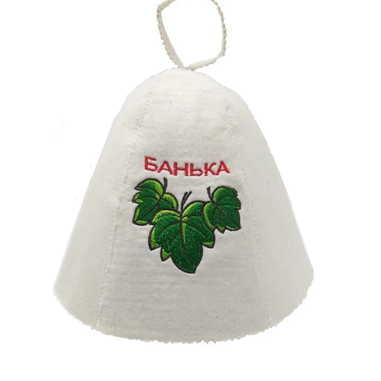 Shower Caps acrylic wool hat  felt sauna hats for sauna