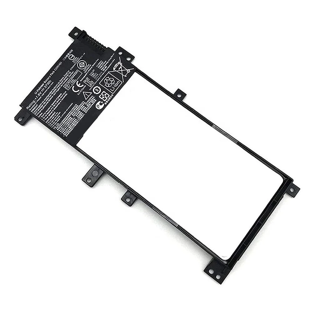Аккумулятор BK-Dbest C21N1401 для ноутбука Asus F454L F455L K455L R455L X455L (литий-полимерные аккумуляторы 5000 мАч 7,6 В, черный)