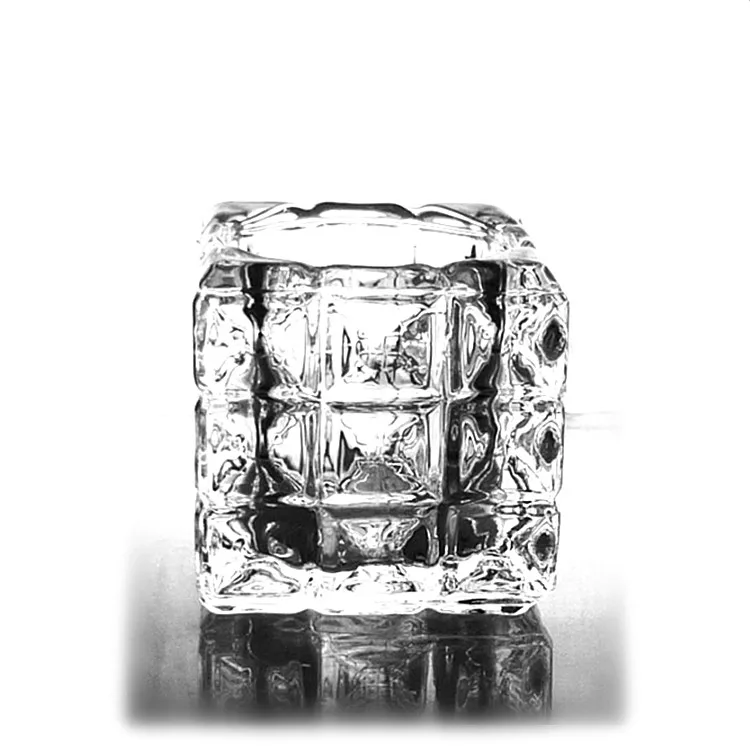 Chinese Supplier Designer Jar With Box Decorative Glass Candle Holder