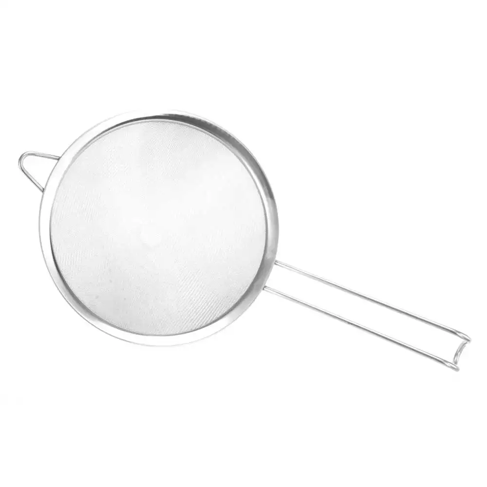 Stainless Steel Fine Mesh Strainer Conical Kitchen Sieve Sifter for Cocktail Tea Home Usage for Drain and Colander