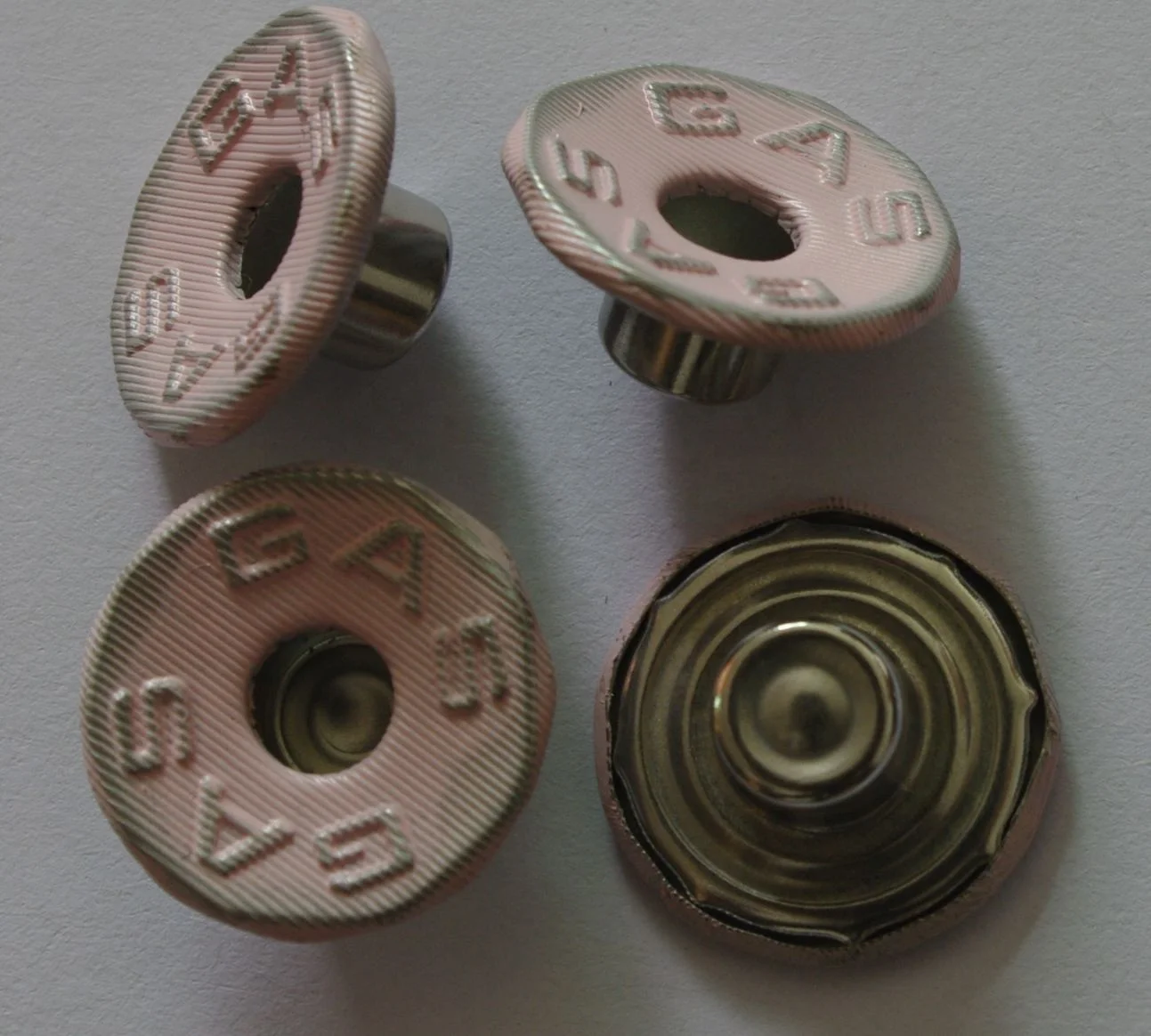 high quality 20mm out of shape open cap denim metal brass shank jeans button for clothing