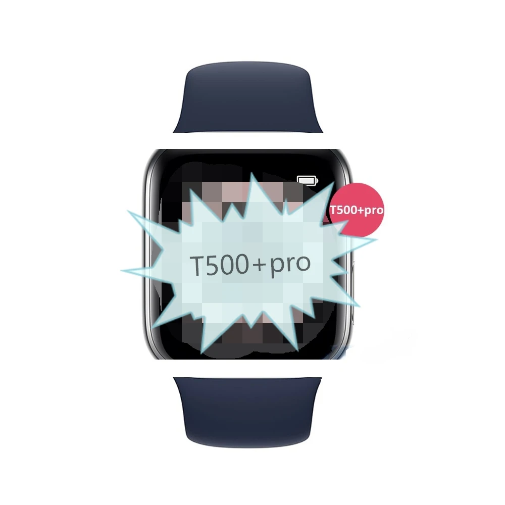 Customized Product T500+pro Smart Watch 1.75 Inch Full Touch Screen Heart Rate Relojes Waterproof Smartwatch T500+pro