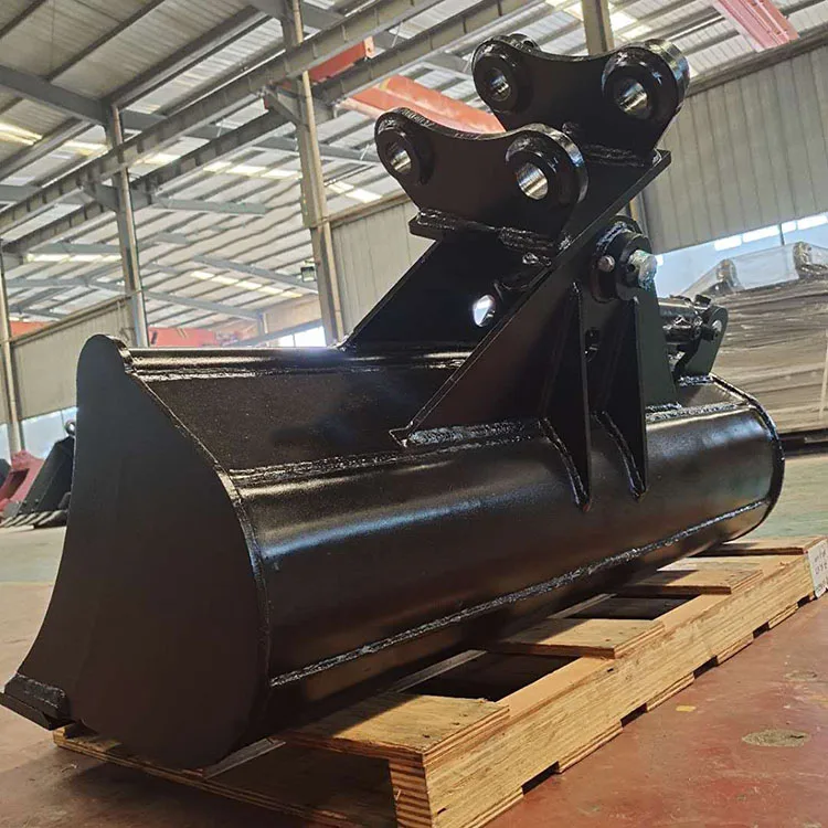 Excavator mud cleaning bucket hydraulic cylinder tilt bucket for EX270 EX285 ZX200
