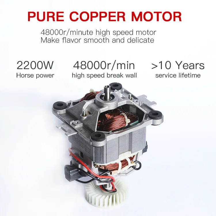 Kitchen Multifunction Professional Countertop Ice Crusher Blender High Power Home and Commercial Blender