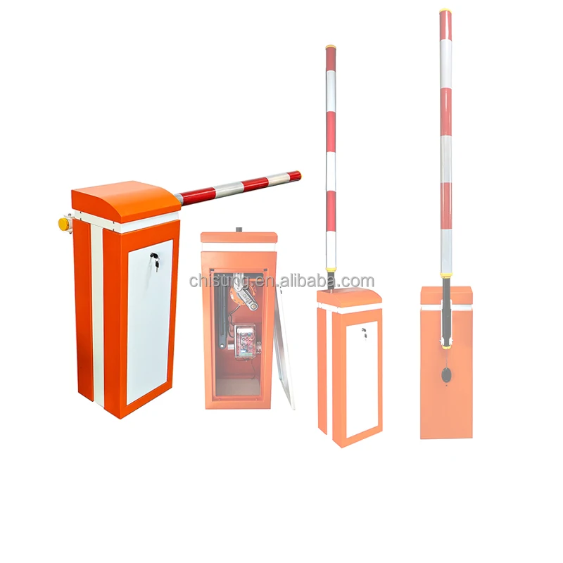 Security Barrier Gate 0.6s Toll fast Automatic Barrier Gate Dc Motor Remote Control System