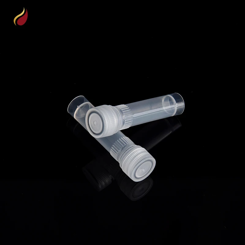 Plastic Lab Transparent Calibration Screw Caps sample Cryovials tubes 1ml 1.5ml 2ml 10ml Upright Cryogenic Vials Cryo Tubes