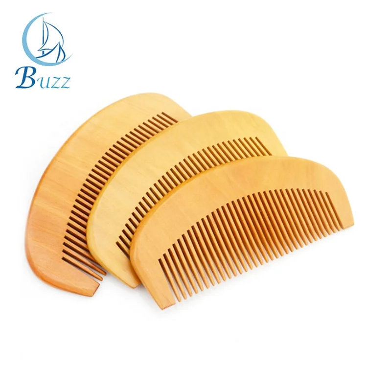 
Wholesale Custom Wooden Beard Comb Natural Beard Comb 