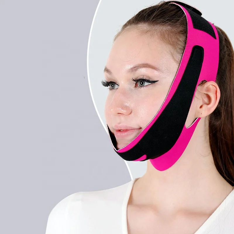 
Double Chin Reducer Facial massager strap Intense Face v line Lifting slimming strap 