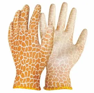 Cheapest Economic 13G Nylon PU Palm Coated Work Gloves En388
