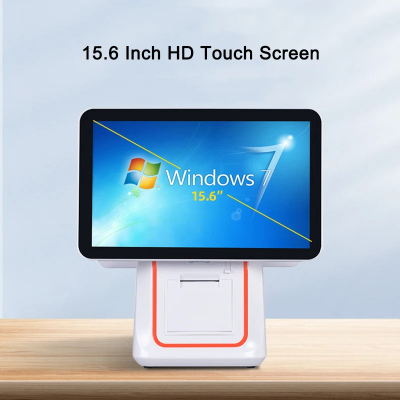 Cashier Machine Cash Register All In One Cash Register With 15.6 Inch Touch Screen