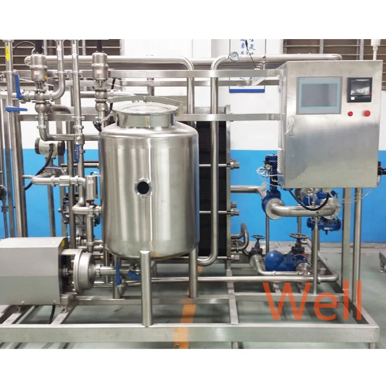 
Automatic industrial milk pasteurizer machine auto milk ice cream juice pasteurizing machinery cheap price for sale 