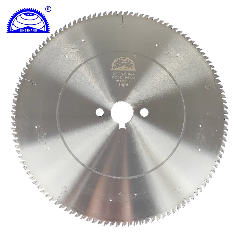 Color Steel Tile smooth cutting tct 60/80/120 Teeth 200-500mm circular saw blade