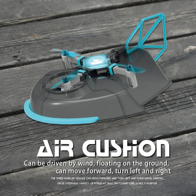 Samtoy New Design DIY 6 In 1 Intelligent Modular Electric Toys Remote Control Robor Tank Glider Hovercraft Drone RC Racing Car