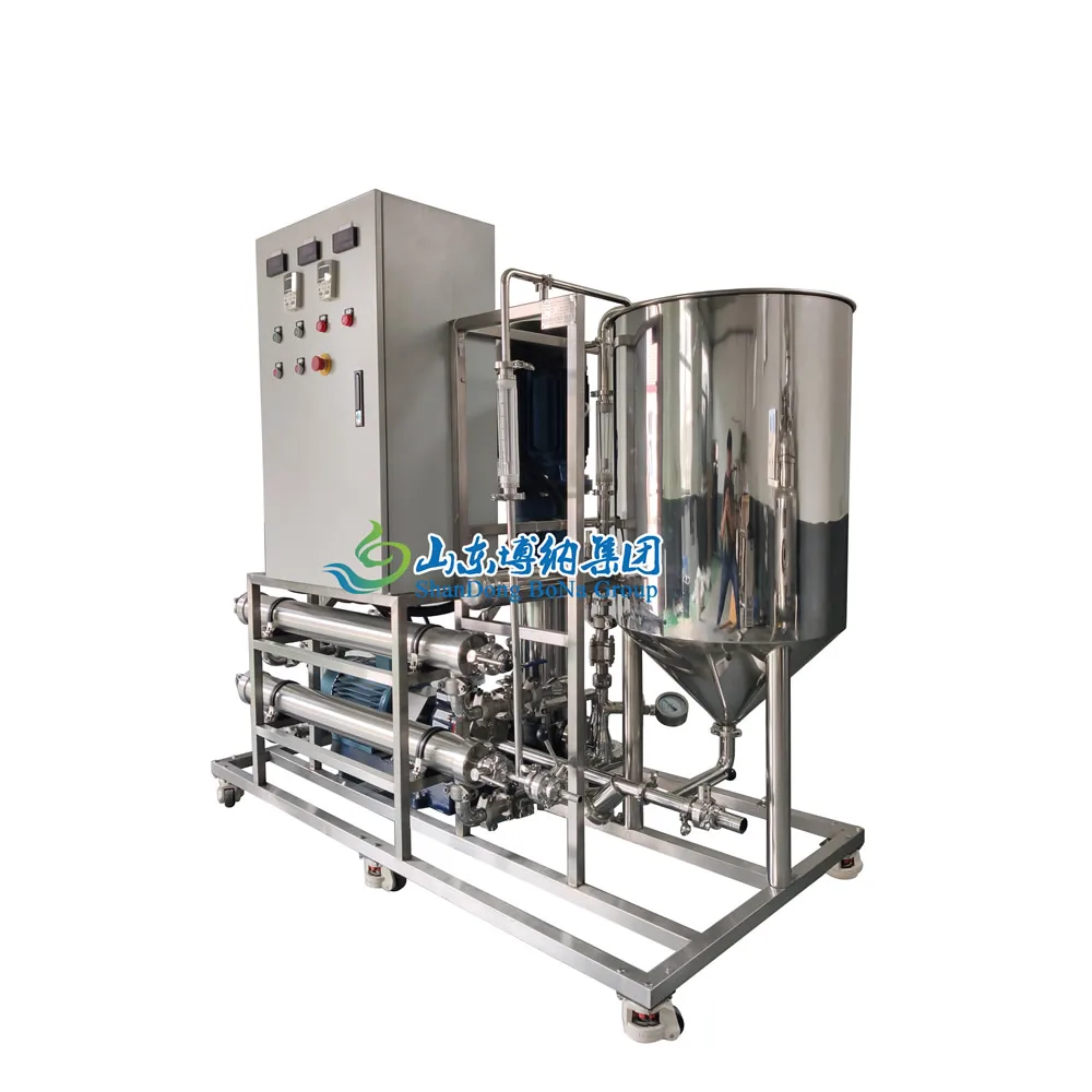 Whey protein concentration machine