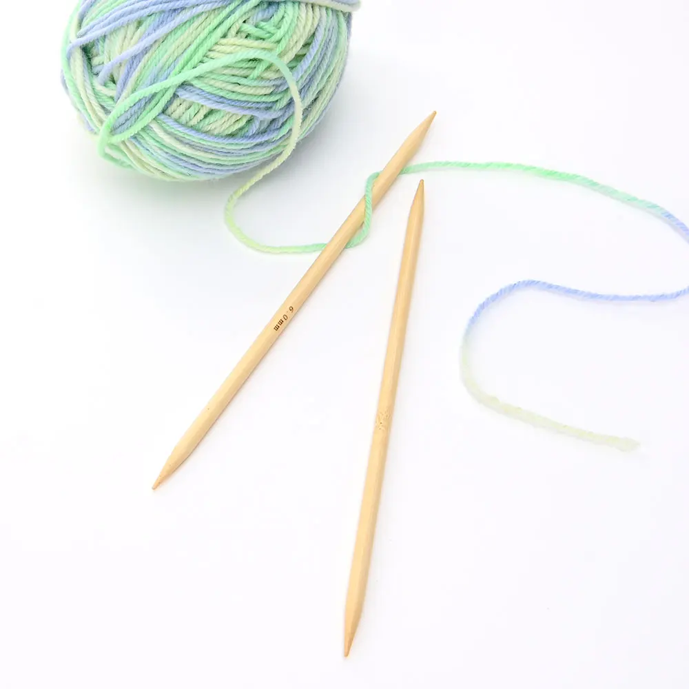 Various Size Bamboo Double Pointed Knitting Needles Yarn Hand Knitting Needle
