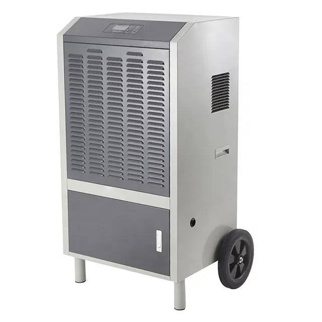 Qianlan QL-DH156S 156L/D (270Pint/day) capacity R410a refrigerant Compressor type big wheel hand push industrial dehumidifier