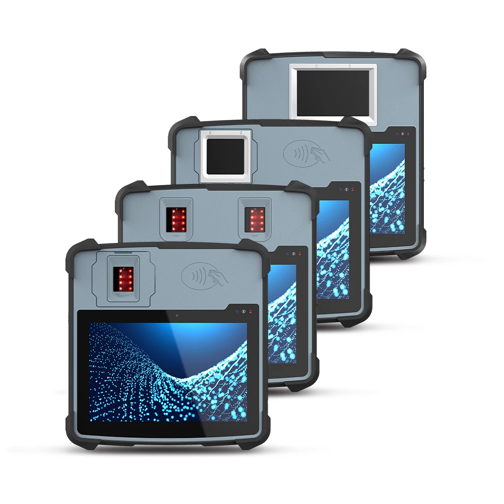 Mobile Biometric Enrollment Tablet with 442 Fingerprint Scanner, Passport Reader for EES Entry Exit System Project