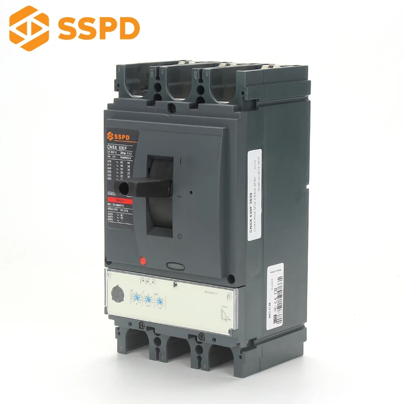 SSPD brand compact MCCB OF CNSX 630N 3P Moulded Case Circuit Breaker with good quality low price