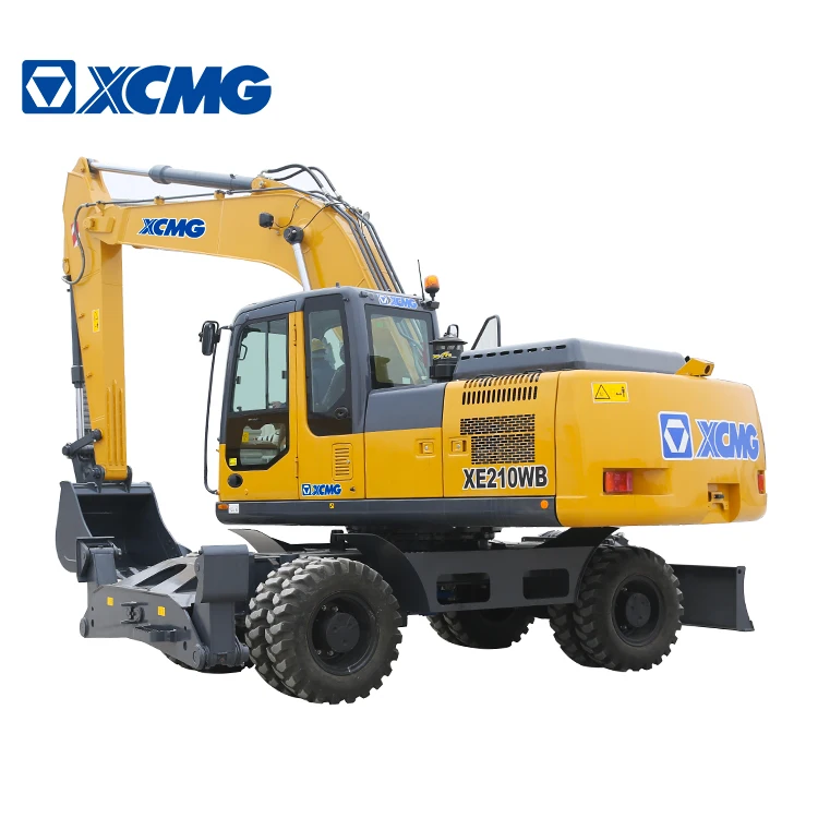 XCMG original manufacturer XE210WB 21 ton hydraulic wheel excavator with high quality