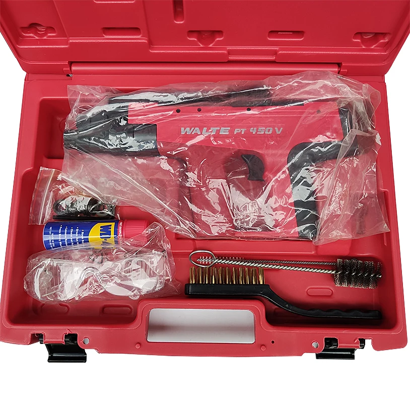 Power Actuated Fastener Enk Nk 32 Drive Pins Galvanized Round Flat PT 450 Concrete Shooting Fastening Nail Gun