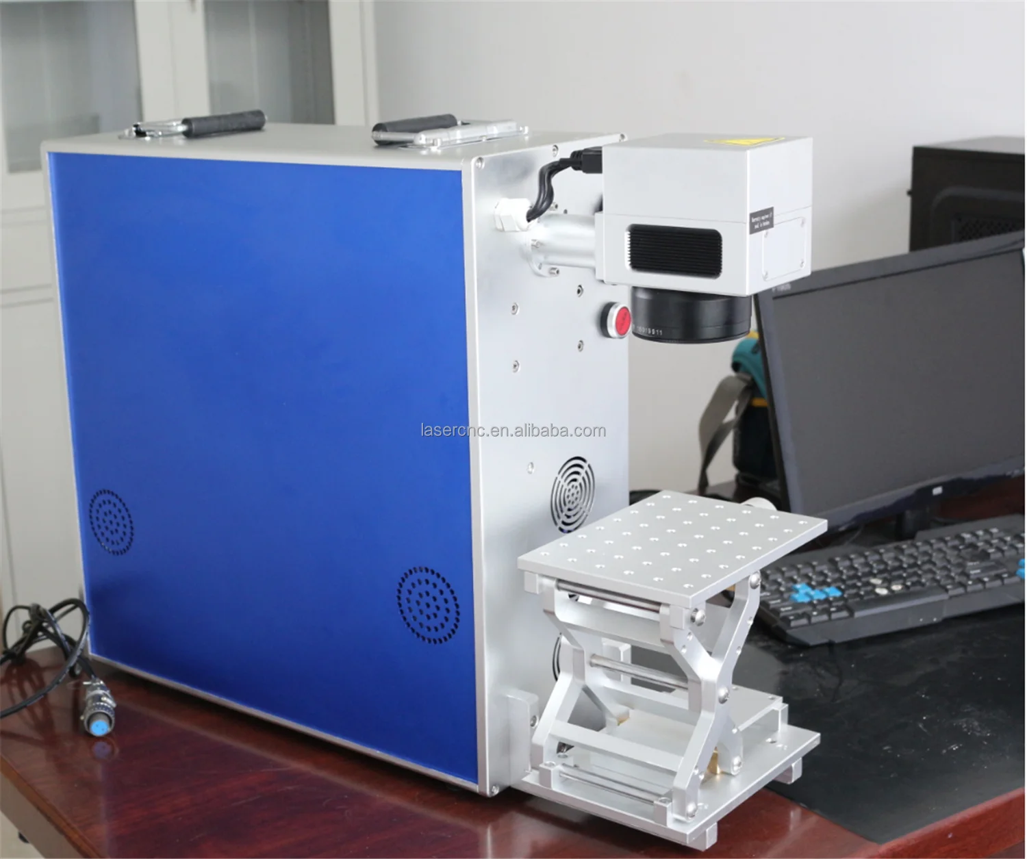 mini size fiber laser marking machine 20 watt 30w metal marker high precision laser marker