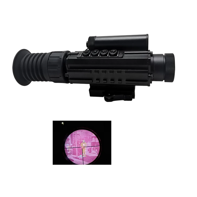 Цифровой инфракрасный тепловой Монокуляр для охоты устройство ночного видения тепловизор камера ночного видения ИК прицел