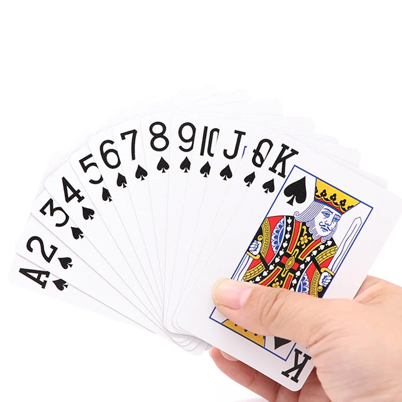 Wholesale Printing Front And Back Both Sides Printing Waterproof Poker Card Customized Playing Cards