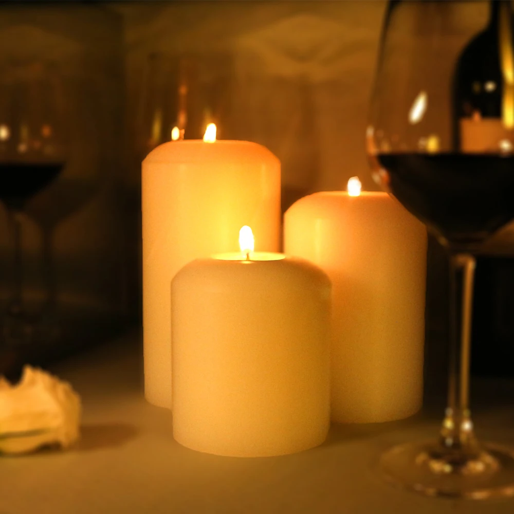 
Nylon Candle Holder Fireproof and Anti Melting Candle shaped Plastic candle holder 