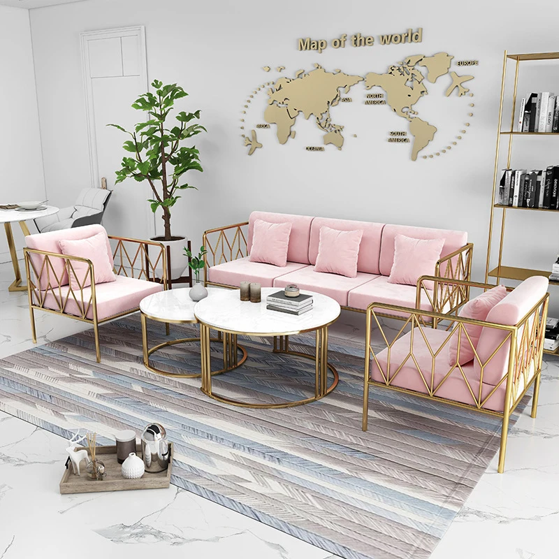 Hot Sale High Quality Recliner Nail Salon Furniture Reception Couch Living Room Office Waiting Sofa