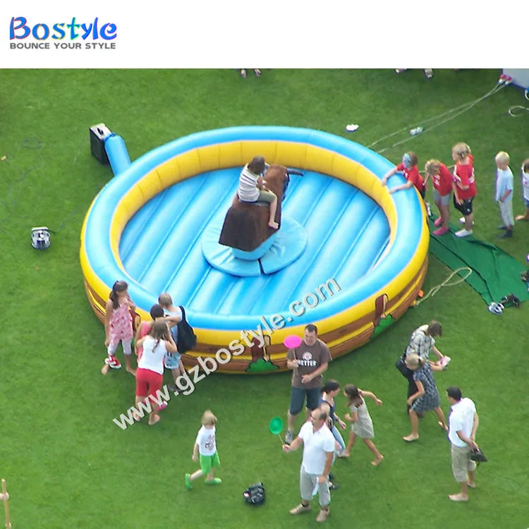 Outdoor games inflatable party games mechanical bull simulator mechanical rodeo bull for sale