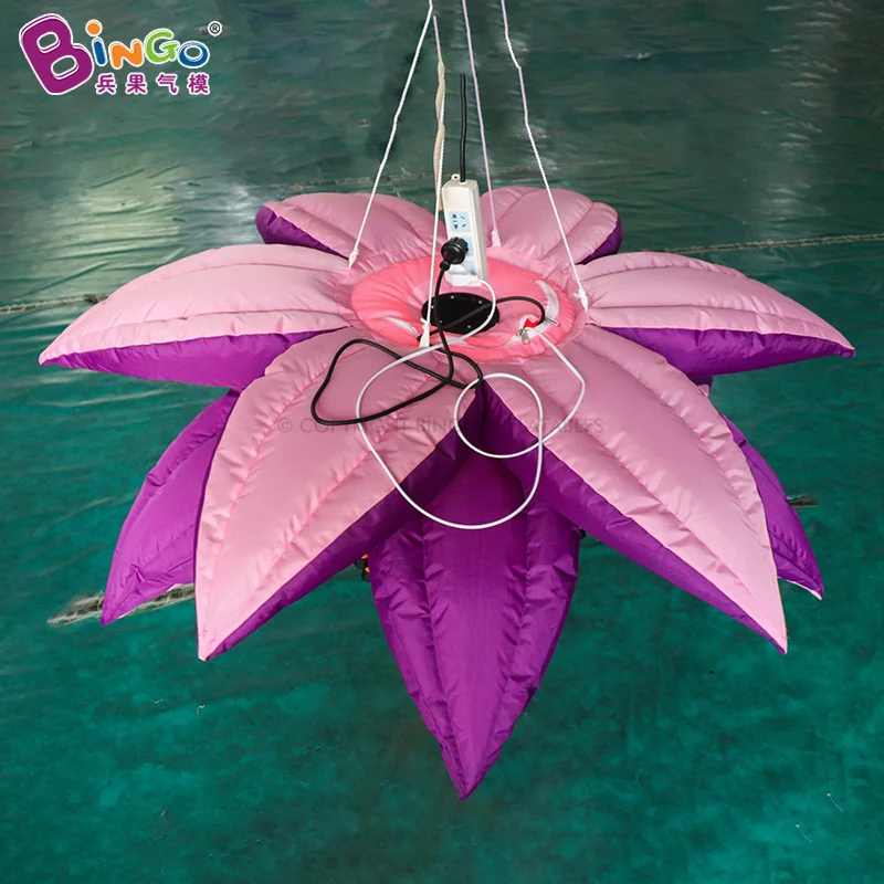 Bingo Hanging Realistic Flowers Balloon Models Event Party Ceiling Giant Inflatable Flower For Wedding Decoration