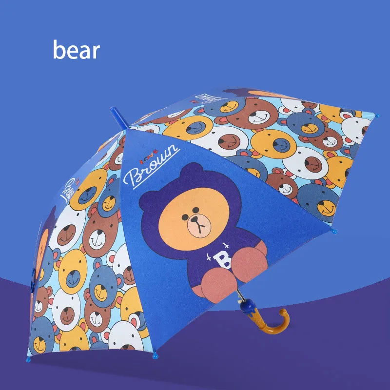 Factory Wholesale Cute Cartoon Children Umbrellas Custom Animal Small Design Print Umbrella For Children School Students
