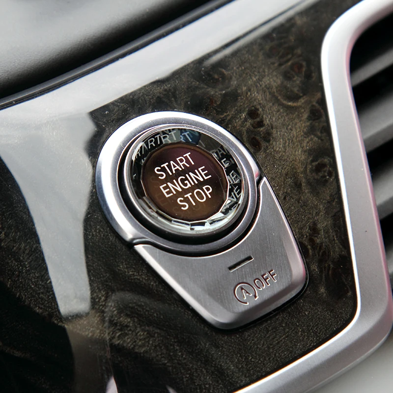 Car accessories in bangladesh crystal gear shift knob sports model automatic three-piece set for BMW 7 series F02 2011-2014