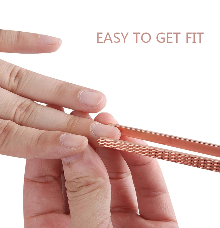 ST Future Stainless Steel Nail Art Manicure Tools Shaping Tweezers Cross Nail Clip  for Acrylic UV Gel Shaping Pinchers