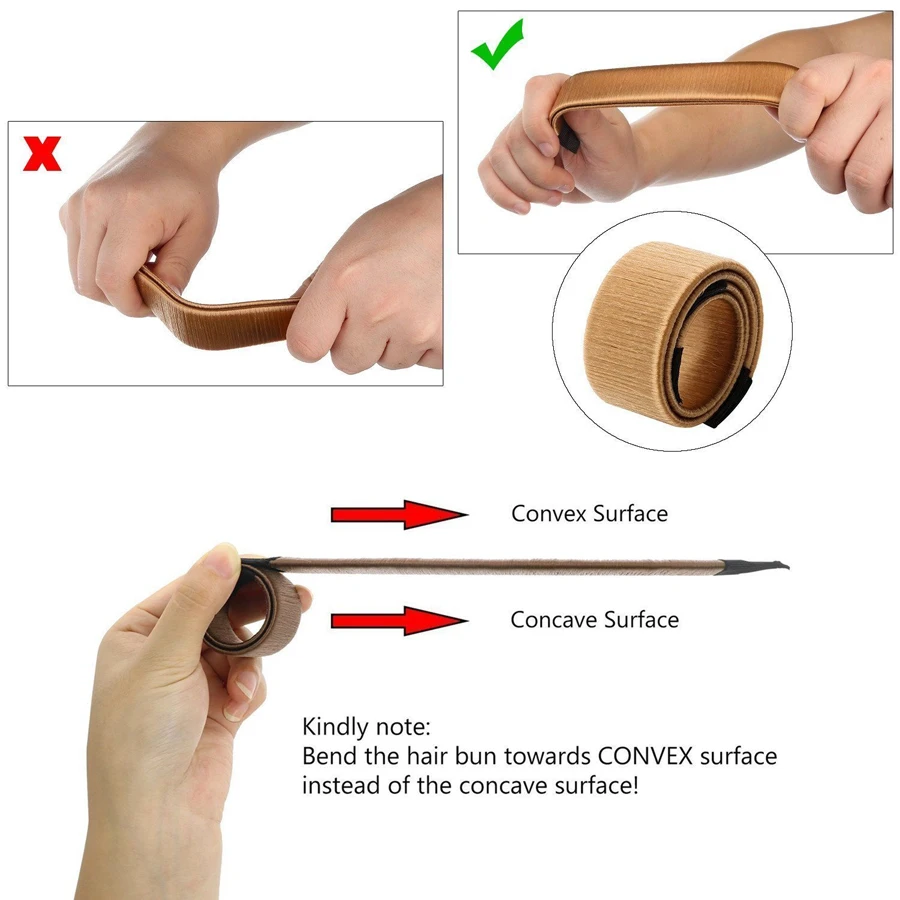 Women Girls Kids Hair Accessories Magic Hair Styling Donuts Twist Bud Head Band Ball Tool French Hair Bun Maker