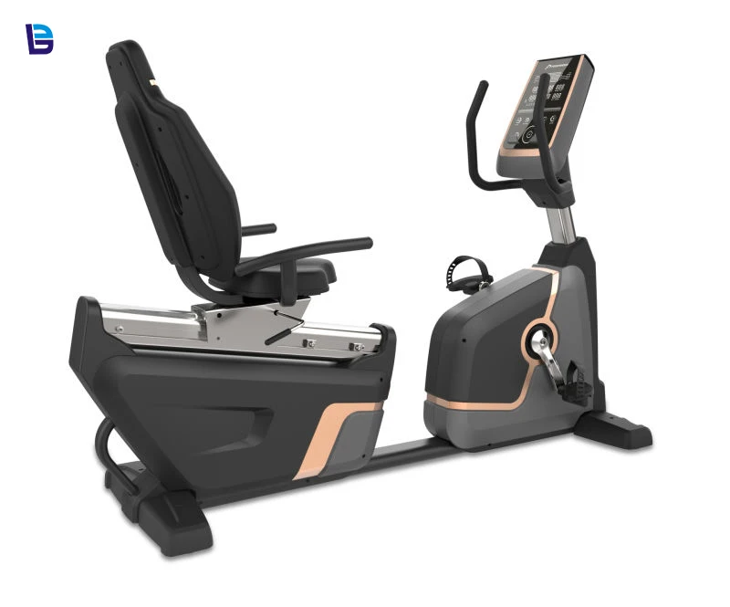 Shandong Lanbo New style recumbent bike with touch screen recumbent bike training body building exercise bike gym equipment