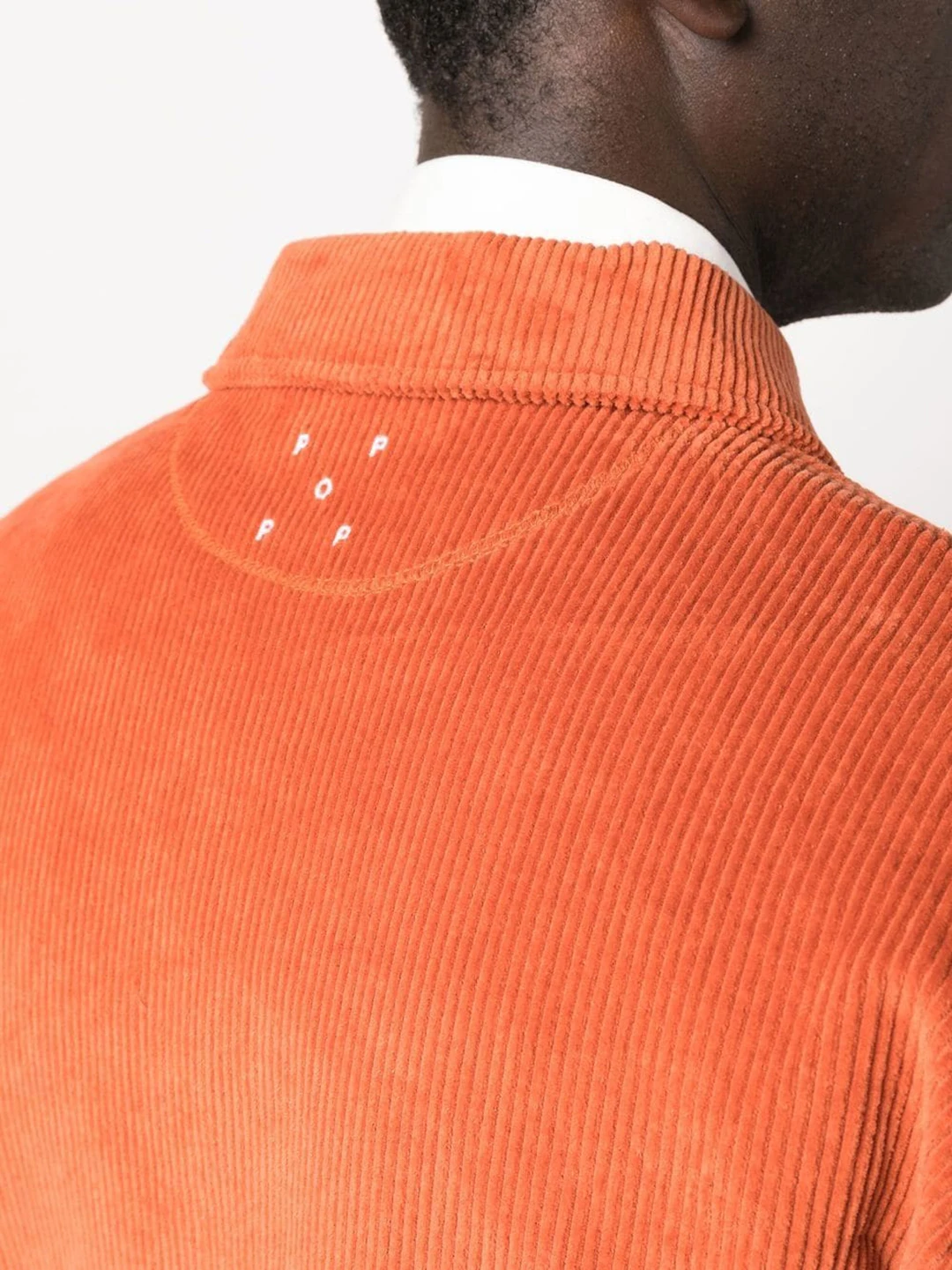 Hand Pockets Turn Down Collar Zip Up Front Durable Cotton Workwear Heavy Cotton Work Jacket for Men