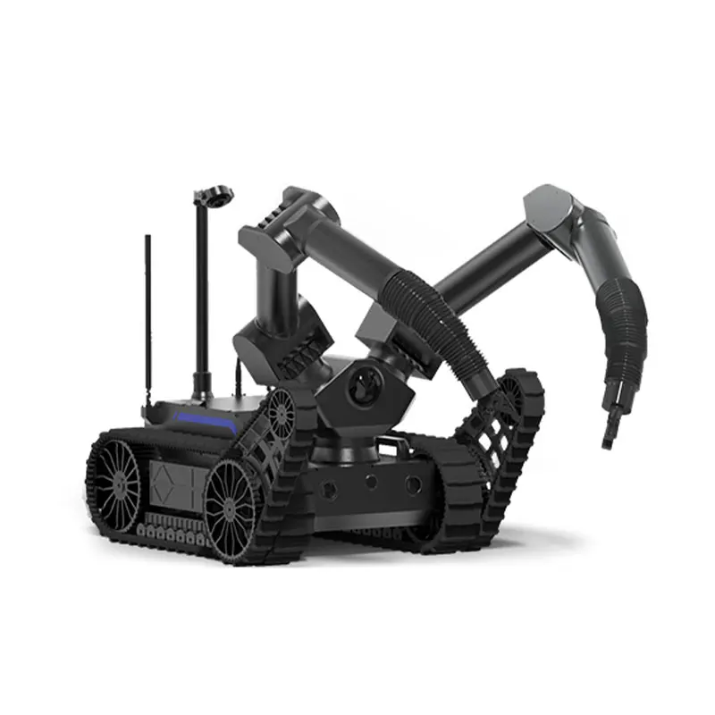 KT100 Крытый Открытый автономный робот с дистанционным управлением Интеллектуальный инспекционный патрульный