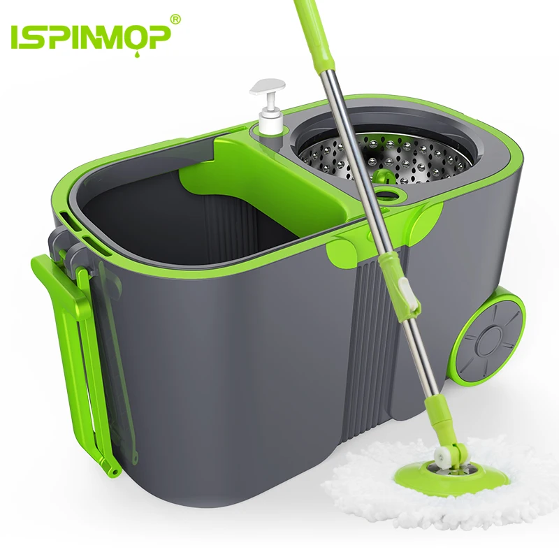 Spin Mops Home Cleaning System ,  Easy Mop with Bucket Hardwood Floor Cleaner