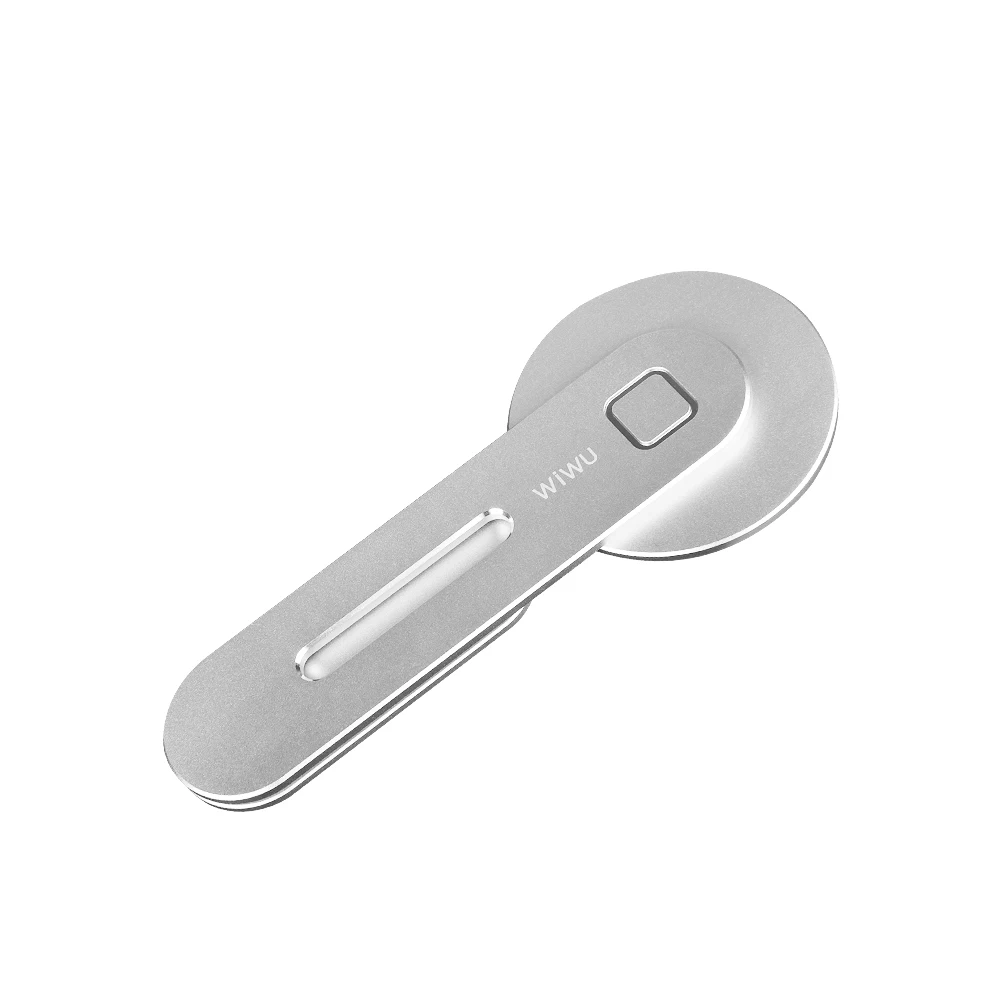 WiWU Portable Magnetic Cell Phone Mount Aluminum Alloy Foldable Laptop Extended Phone Holder Extender Attach to Computer Monitor