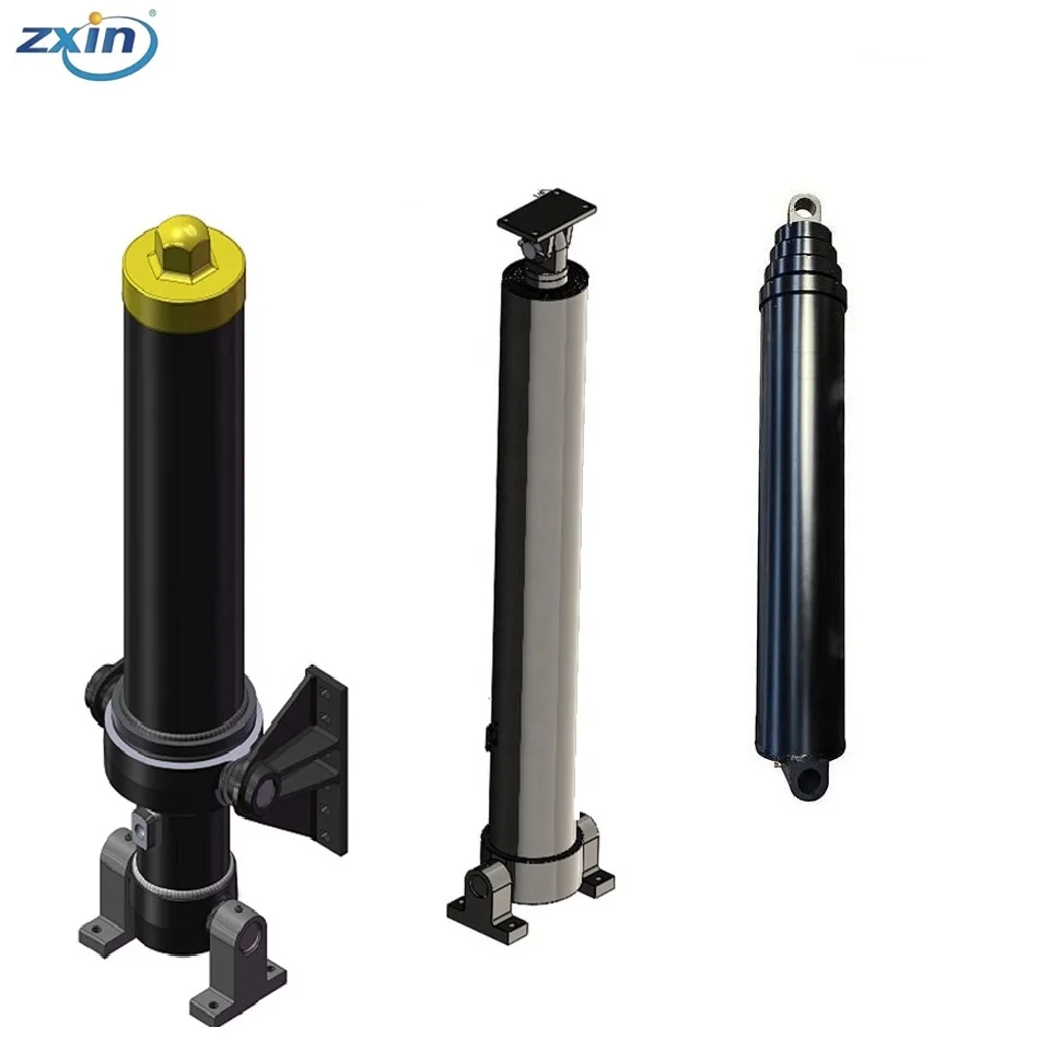 Hydraulic cylinders manufacturer telescopic cylinders for semi trailers