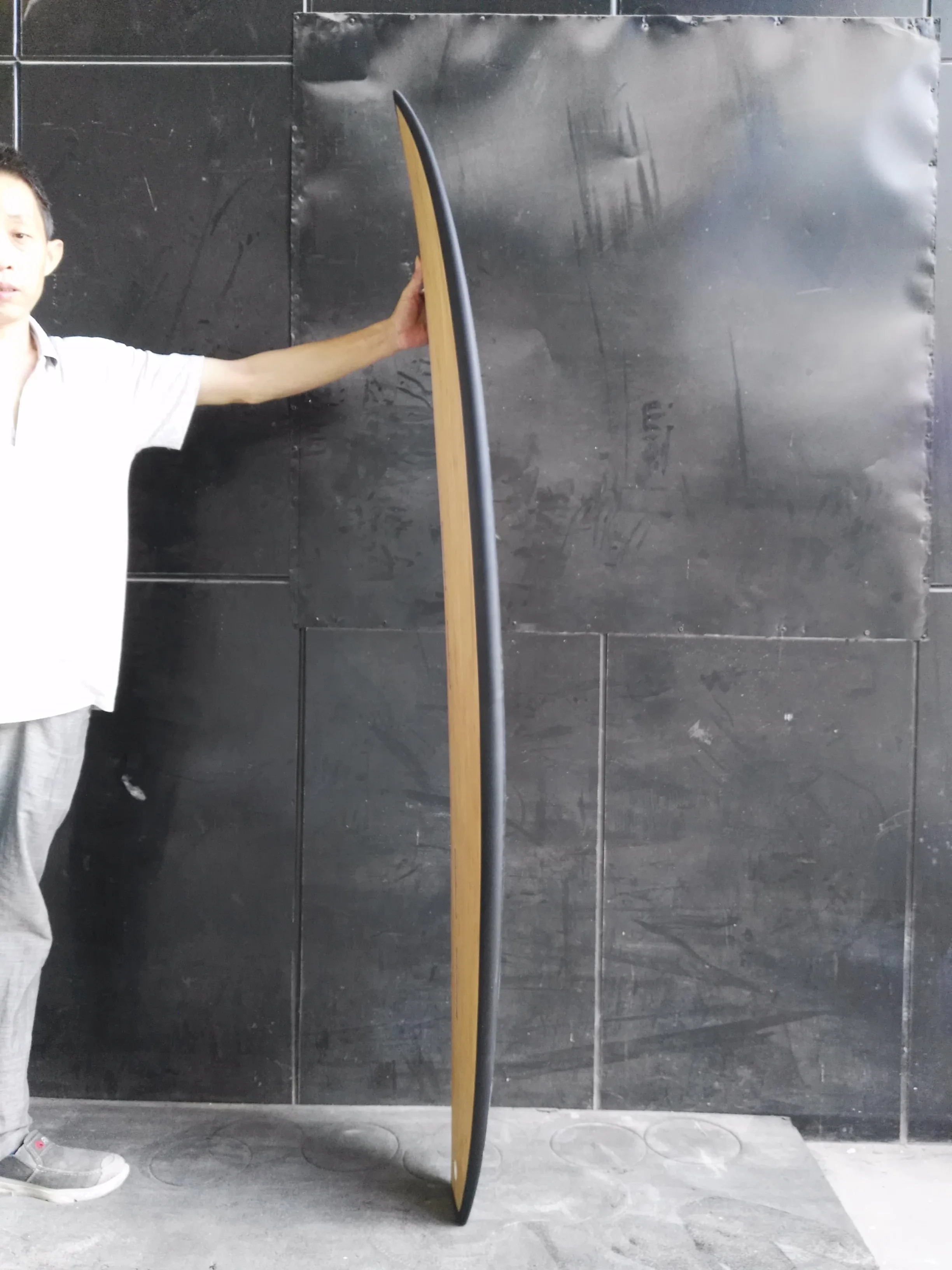 Eps Fiberglass wooden kitesurf board
