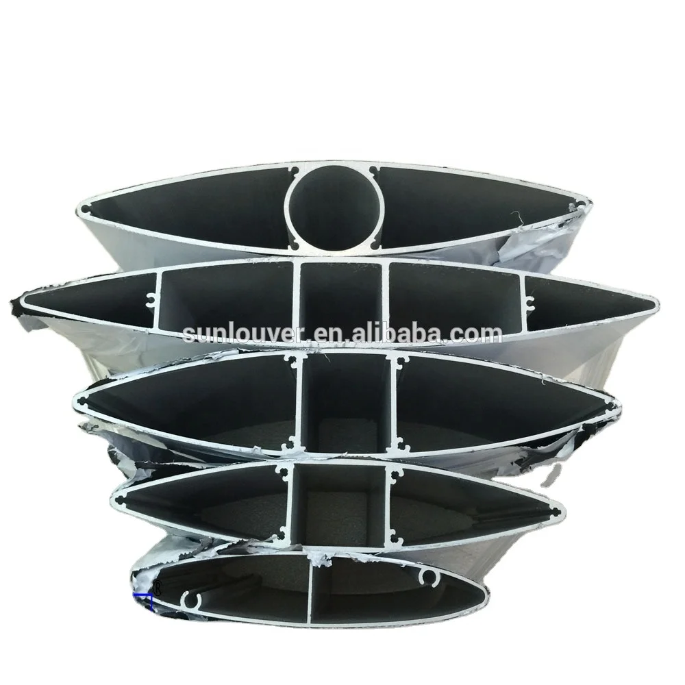 AEROFOIL SUN LOUVER ALUMINUM SHADING SCREEN