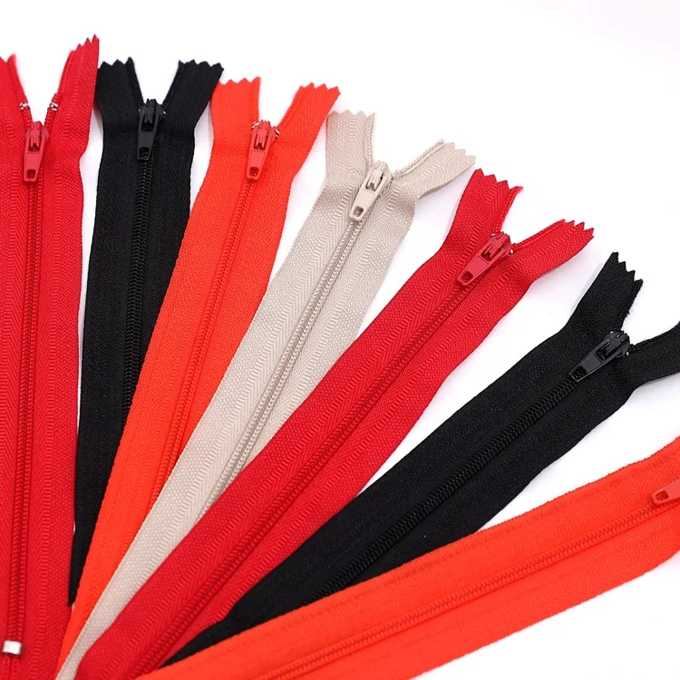 Прямые продажи с фабрики, высокое качество, разные цвета, нейлоновая застежка-молния, индивидуальная длина, красочная #5
